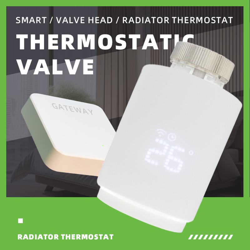 Zigbee Radiator Thermostat Valve - Vanne thermostatique Zigbee pour radiateur, thermostat