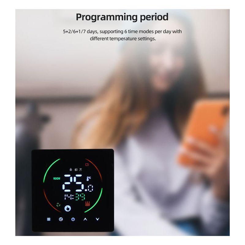 Smart Trv Thermostat Tuya - Thermostat intelligent DT17 Tuya pour maison