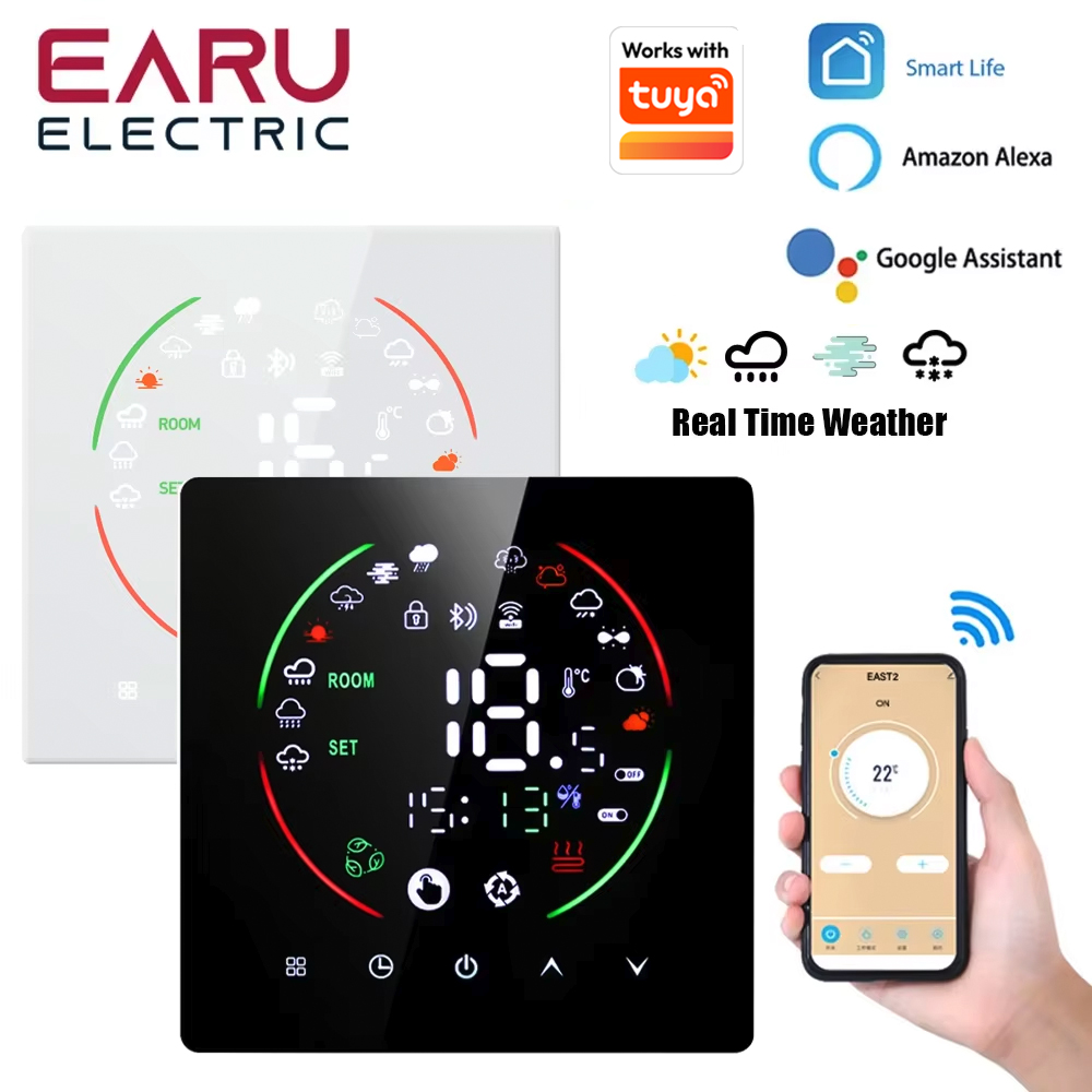 Smart Trv Thermostat Tuya - Thermostat intelligent WiFi EARU Tuya 16A
