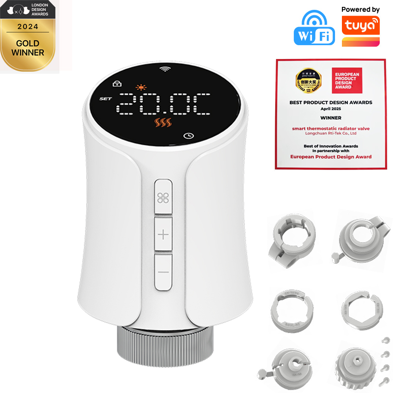 Wifi Radiator Valve Thermostat - Tuya-Thermostat de Chauffage Intelligent avec Commande
