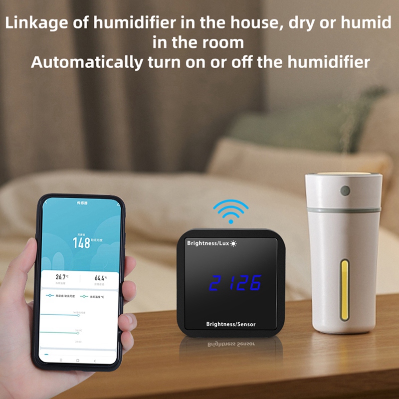 Zigbee Temperature Humidity Sensor - Tuya ZigBee capteur de lumière détecteur