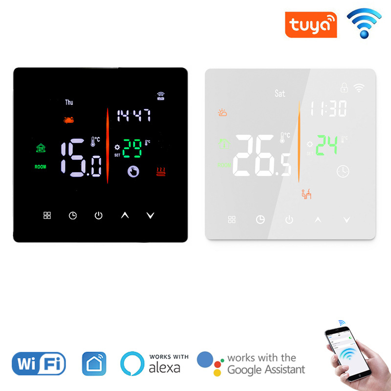 Smart Thermostat Heating Floor - Tuya Thermostat WiFi chaudière électrique/eau/gaz chauffage