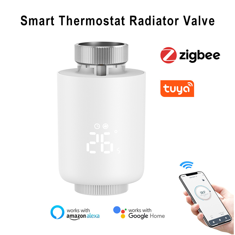 Zigbee Radiator Thermostat Valve - Vanne de radiateur thermostatique intelligente avec