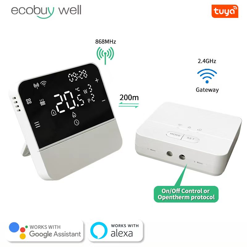 Smart Thermostat Boiler Opentherm - Thermostat intelligent Tuya Opentherm, contrôleur de