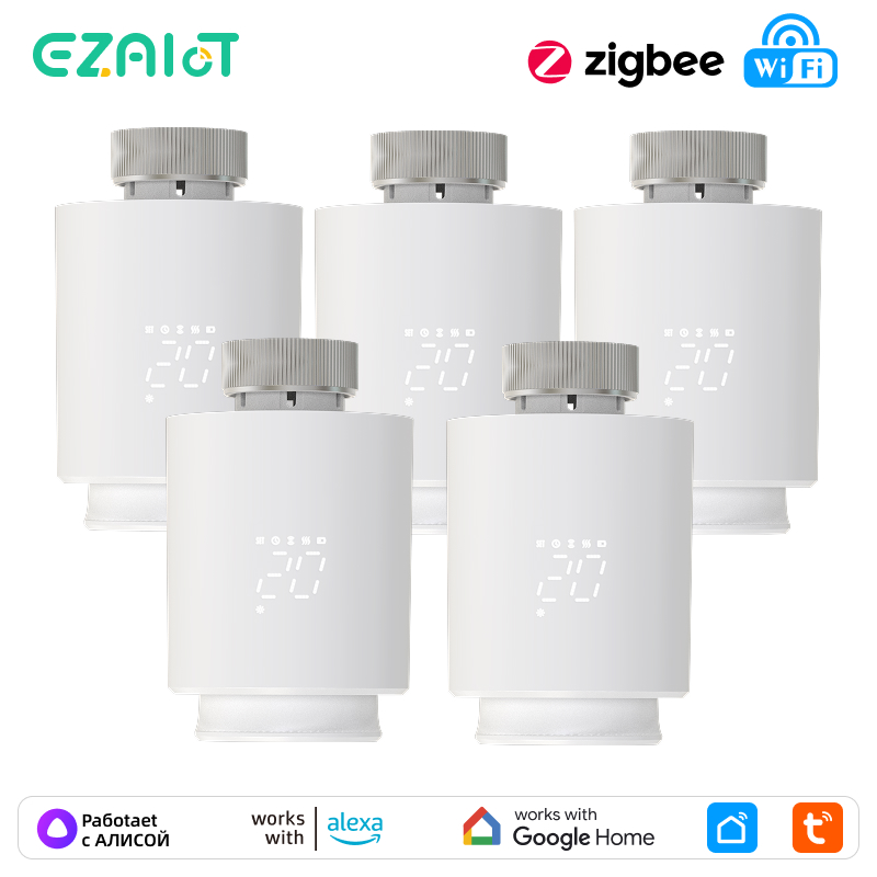 Smart Trv Thermostat Tuya - EZAIOT – actionneur de radiateur intelligent