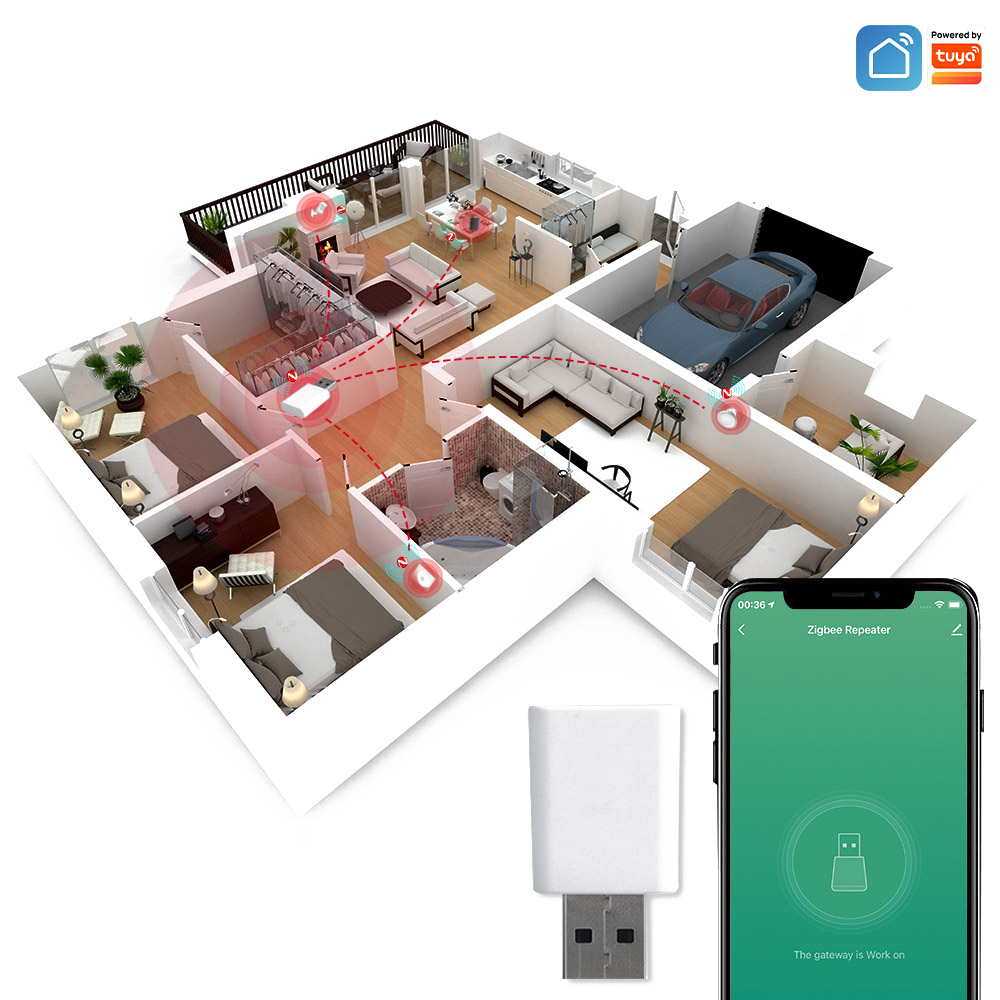 Zigbee Repeater Signal Extender - Répéteur de Signal USB 3.0, extension