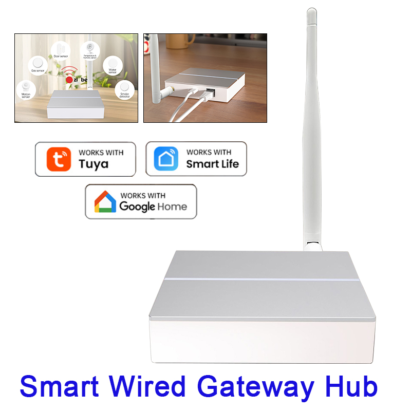Zigbee Gateway Hub Tuya - Hub passerelle filaire intelligent Tuya Zigbee