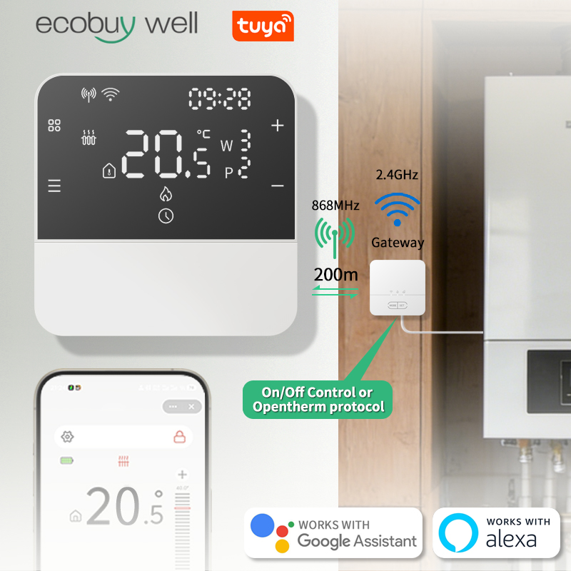 Thermostat intelligent Tuya Op - Smart Thermostat Boiler Opentherm avis et prix