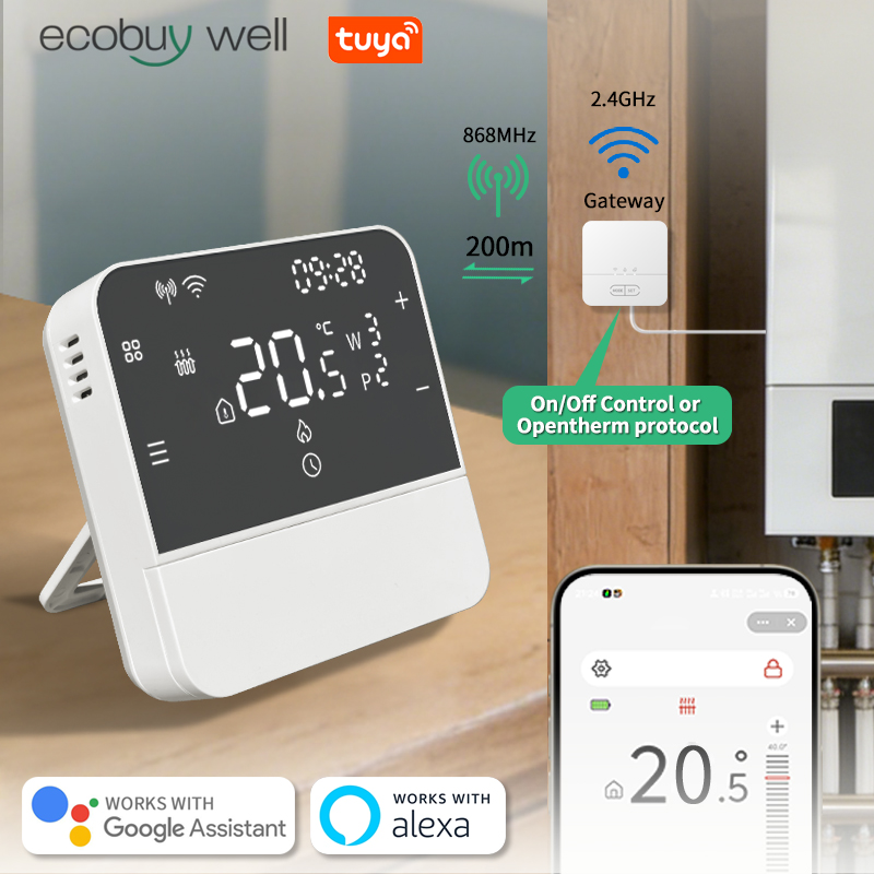 Thermostat sans fil Opentherm, - Smart Thermostat Boiler Opentherm avis et prix