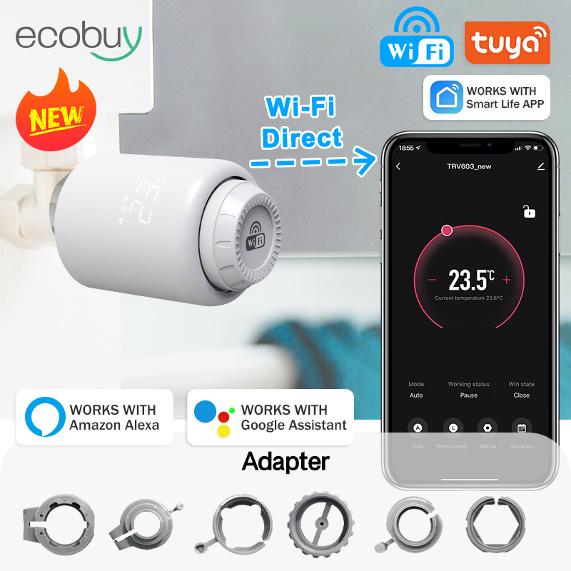 Tuya – tête de Valve de radiat - Wifi Radiator Valve Thermostat avis et prix