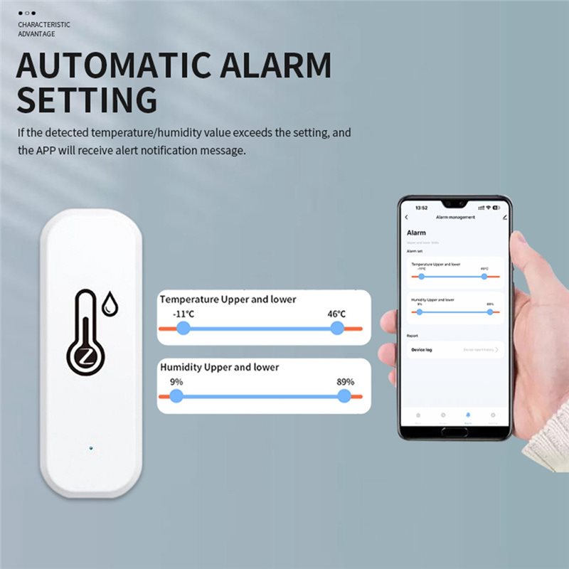 AB42 – Capteur de température  - Zigbee Temperature Humidity Sensor avis et prix
