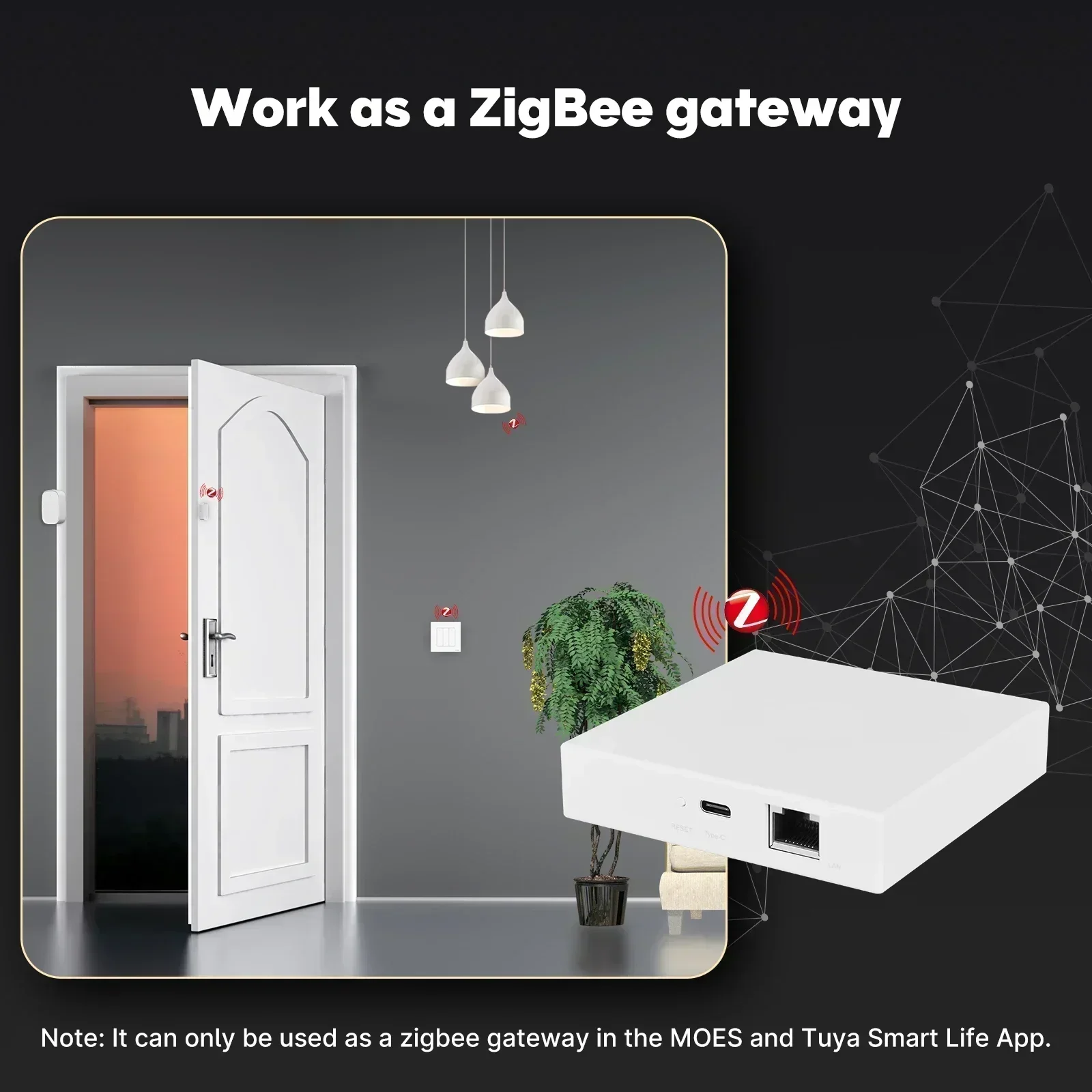 MOES Tuya Zigbee Matter fil pa - Zigbee Gateway Hub Tuya avis et prix