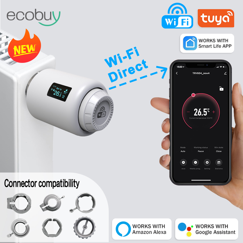 Tuya TRV Wifi Thermostat intel - Smart Trv Thermostat Tuya avis et prix