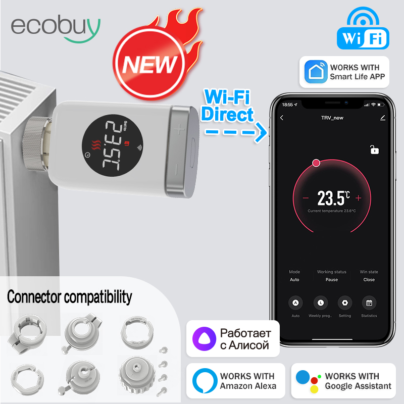 Actionneur de vanne de radiate - Smart Trv Thermostat Tuya avis et prix