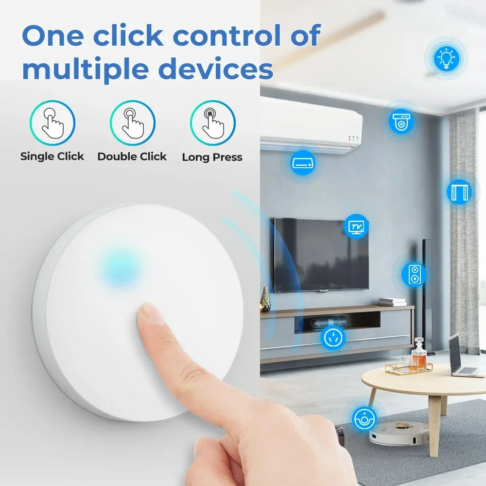 Contrôleur de commutation de s - Zigbee Smart Button Scene Switch avis et prix
