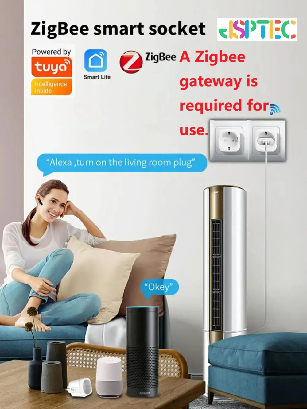 Prise intelligente Tuya Zigbee - Zigbee Smart Plug Energy Monitor avis et prix