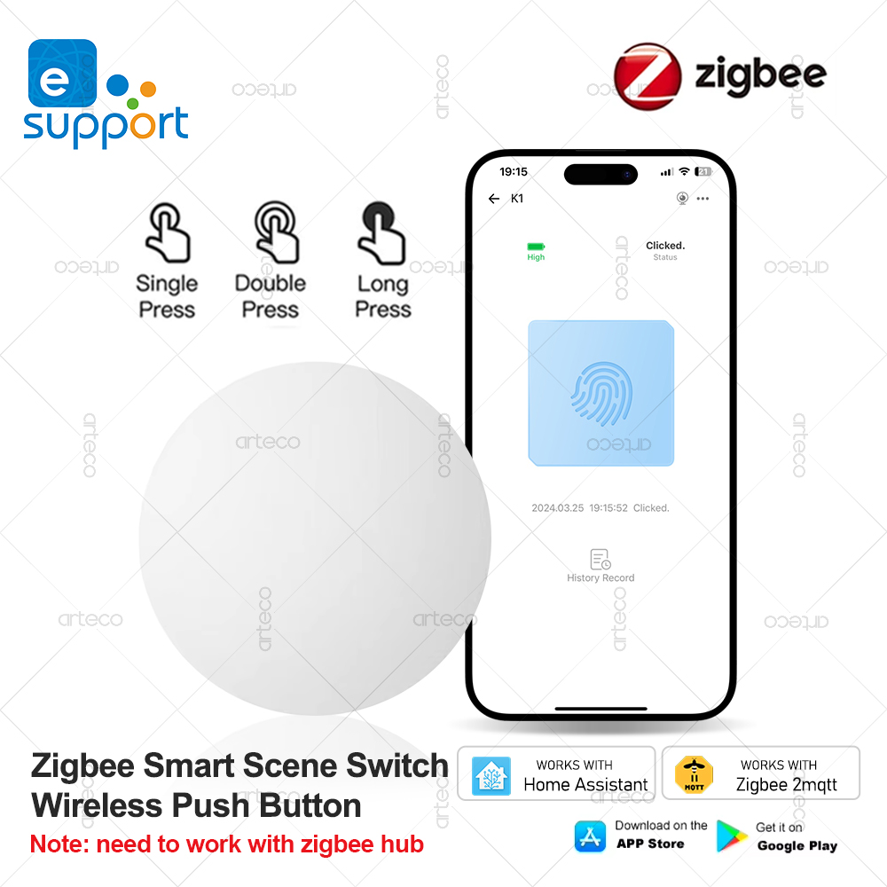Ewelink Zigbee bouton poussoir - Zigbee Smart Button Scene Switch avis et prix