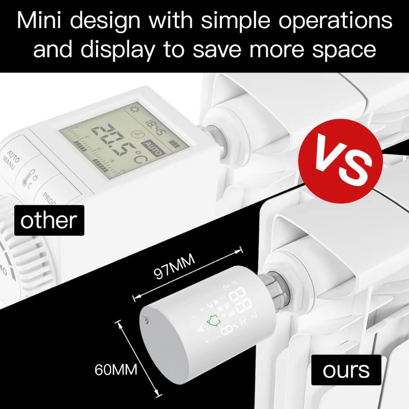 Vanne thermostatique de radiat - Smart Trv Thermostat Tuya avis et prix