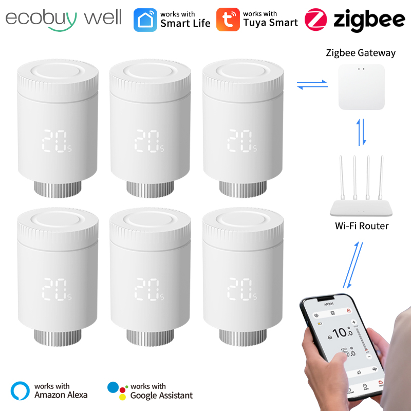 Tuya Zigbee 3.0, vanne thermos - Wifi Radiator Valve Thermostat avis et prix