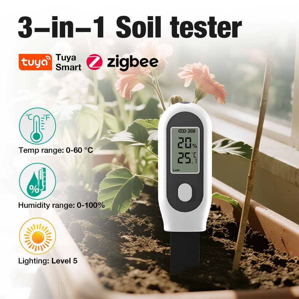 Testeur de sol 3 en 1, capteur - Zigbee Temperature Humidity Sensor avis et prix