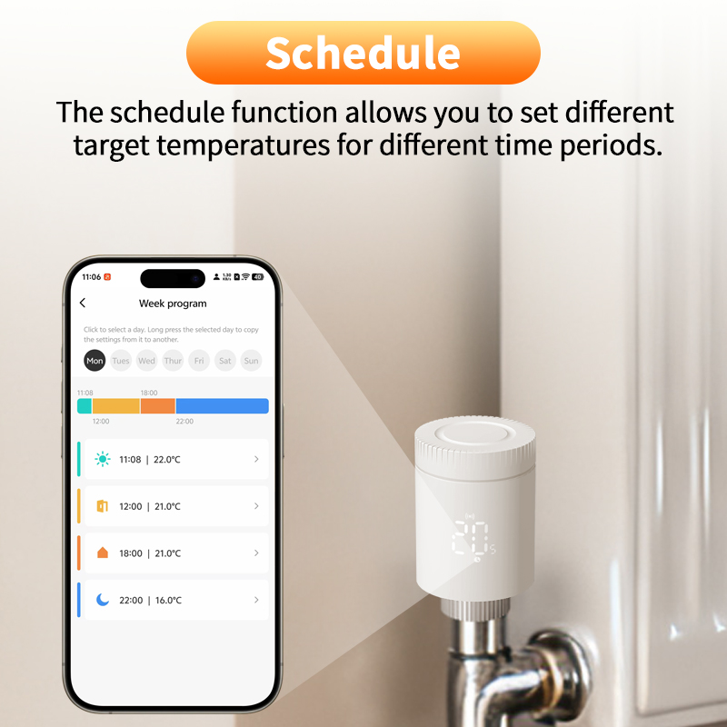 Tuya maison intelligente Zigbe - Zigbee Radiator Thermostat Valve avis et prix