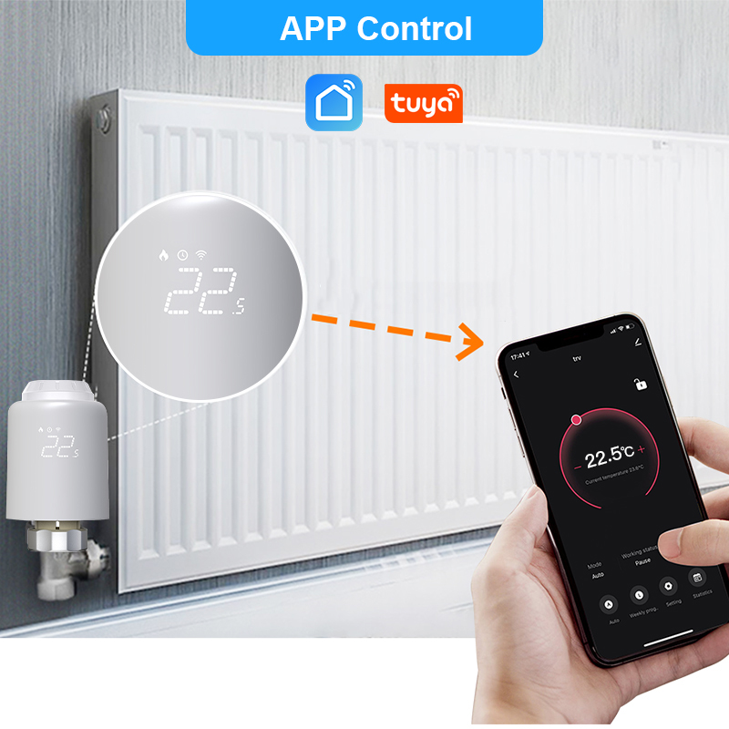 Thermostat intelligent WiFi/Zi - Wifi Radiator Valve Thermostat avis et prix