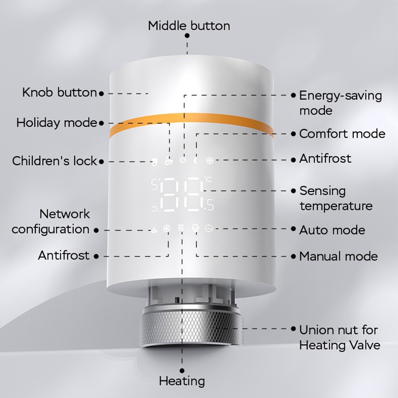 Thermostat intelligent pour ra - Smart Trv Thermostat Tuya avis et prix