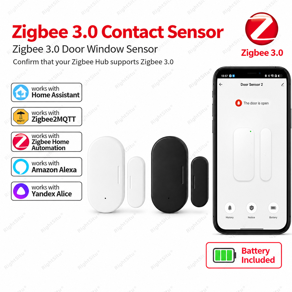 Capteur de contact pour portes - Zigbee Door Window Sensor avis et prix