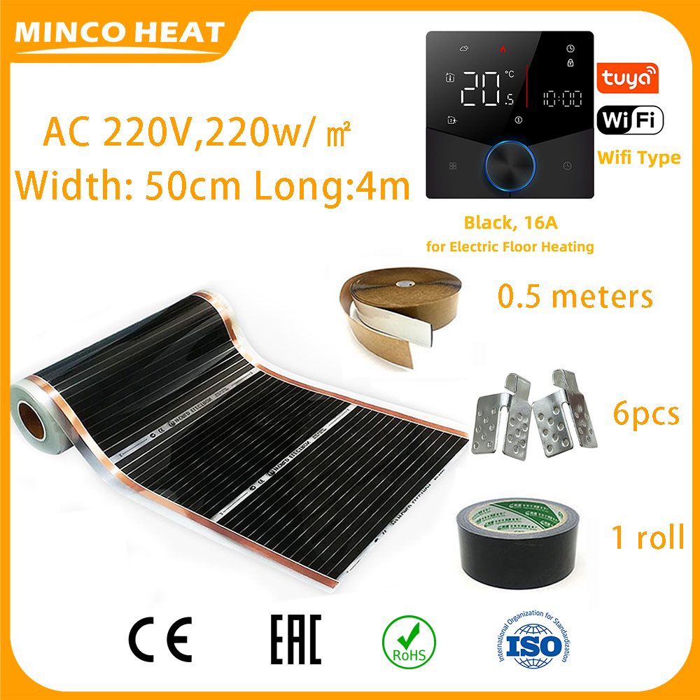 Minco Heat-Film chauffant infr - Wifi Radiator Valve Thermostat avis et prix
