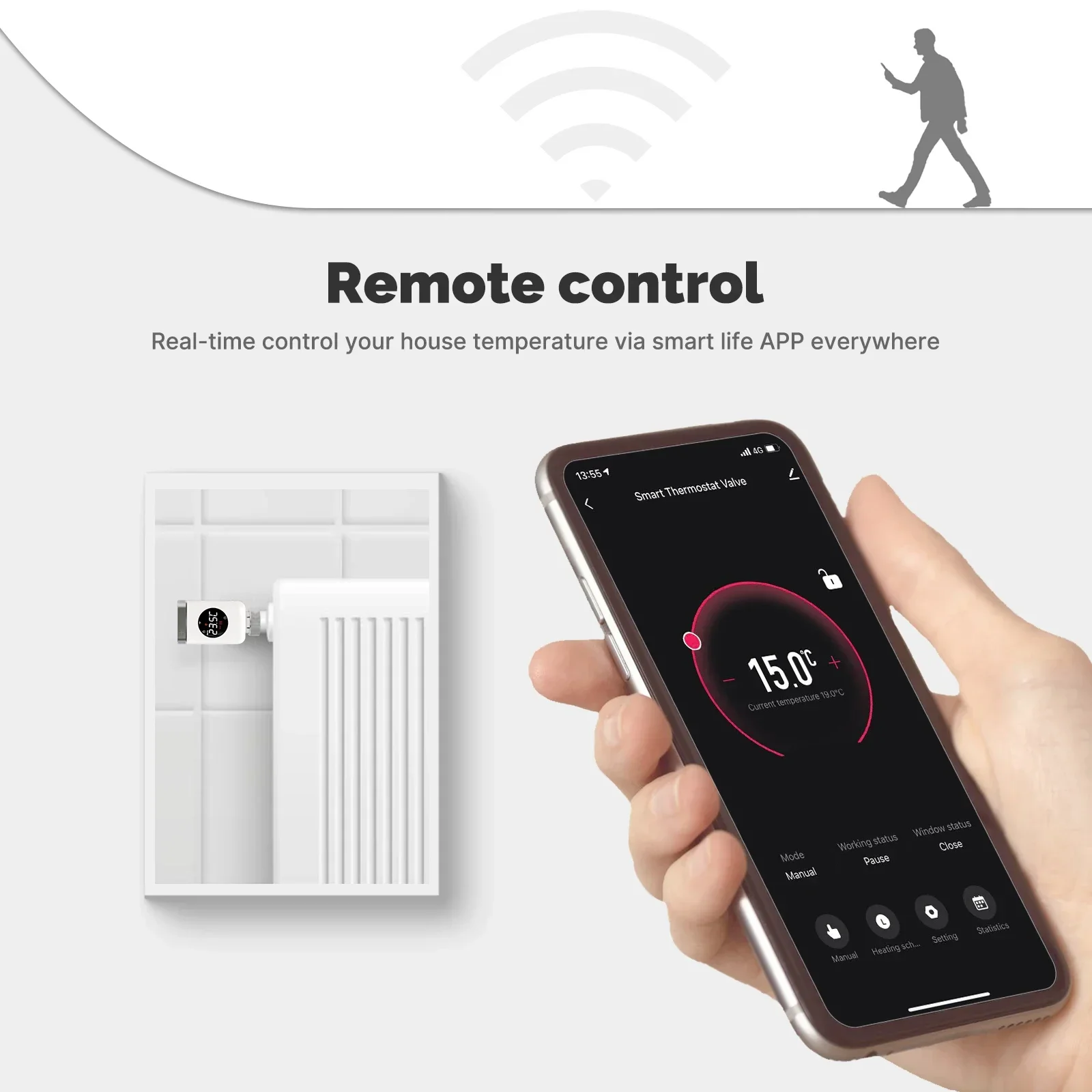 MOES – vanne de radiateur ther - Wifi Radiator Valve Thermostat avis et prix