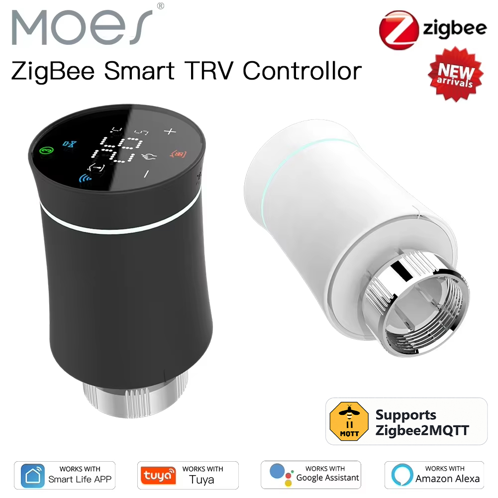 Thermostat MOES ZigBee3.0 TRV, - Smart Trv Thermostat Tuya avis et prix