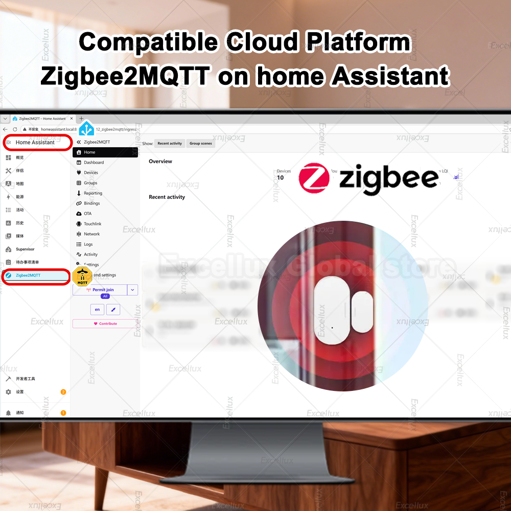 Capteur de porte/fenêtre Tuya  - Zigbee Door Window Sensor avis et prix