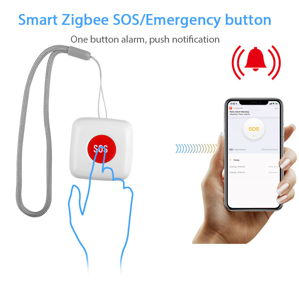 Bouton d'urgence SOS ZigBee, a - Zigbee Smart Button Scene Switch avis et prix