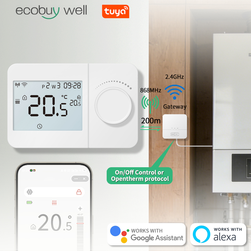 Thermostat de pièce sans fil O - Smart Thermostat Boiler Opentherm avis et prix