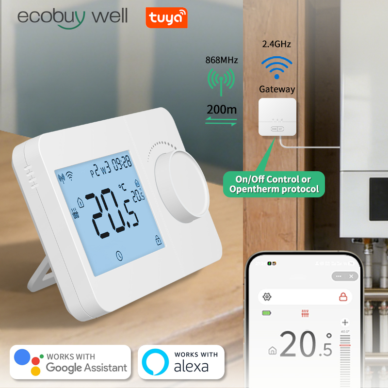 Thermostat WiFi Opentherm pour - Smart Thermostat Boiler Opentherm avis et prix