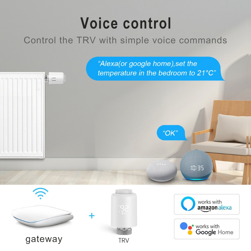 Vanne de radiateur thermostati - Zigbee Radiator Thermostat Valve avis et prix