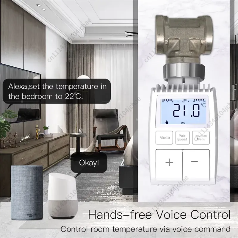 EE pour Tuya ZigBee 3.0, mini- - Zigbee Radiator Thermostat Valve avis et prix
