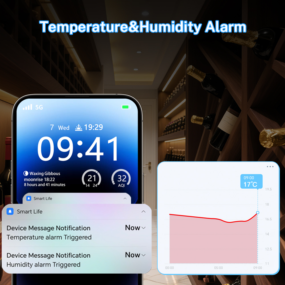 Capteur de température et d'hu - Zigbee Temperature Humidity Sensor avis et prix
