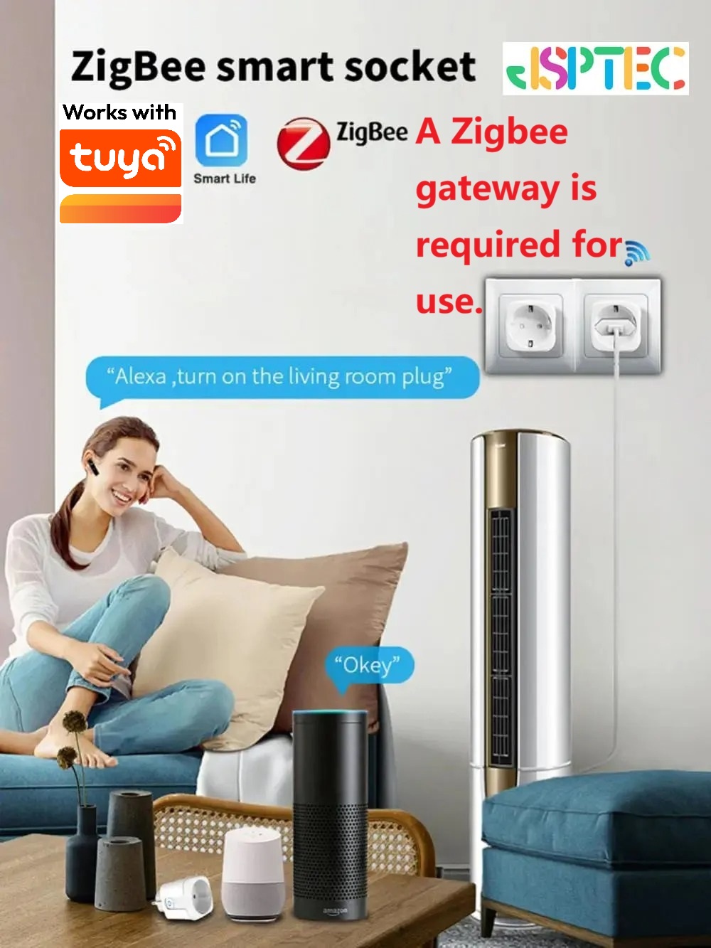 Tuya Zigbee-Prise intelligente - Zigbee Smart Plug Energy Monitor avis et prix
