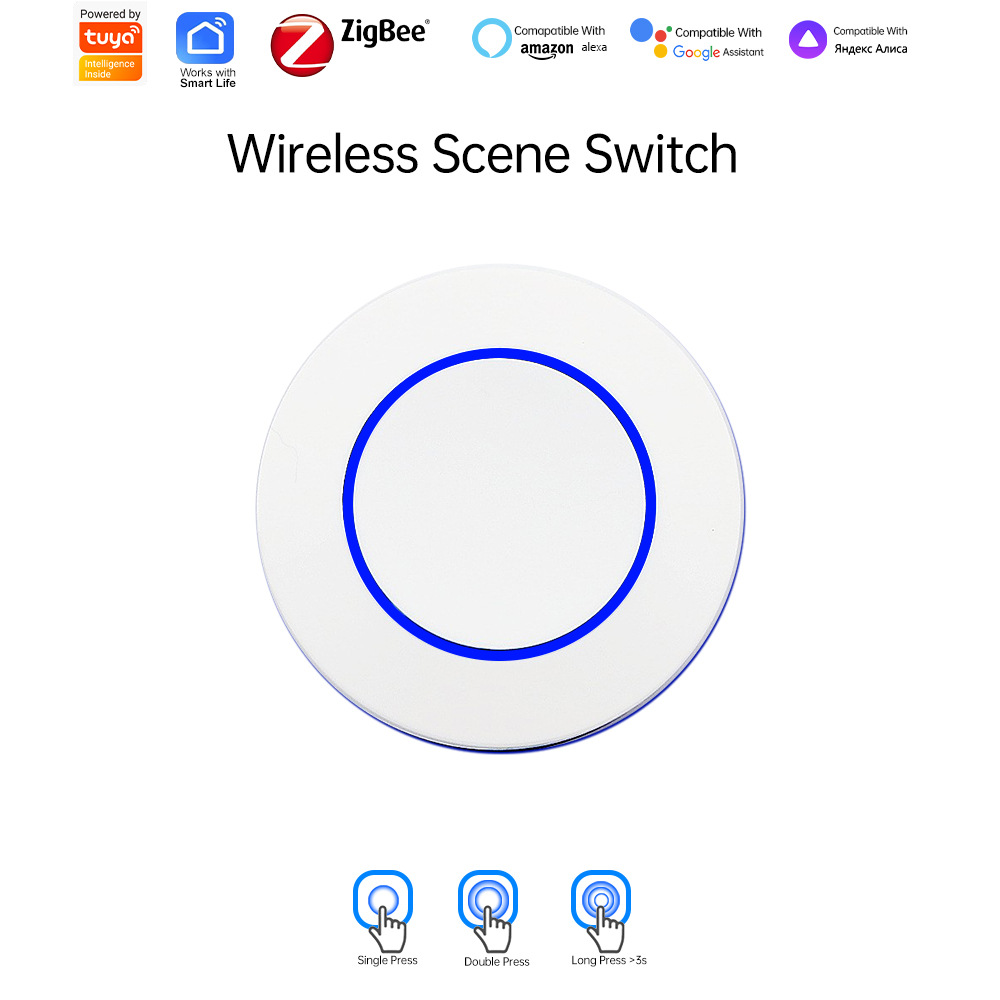 Contrôleur de Scène Intelligen - Zigbee Smart Button Scene Switch avis et prix