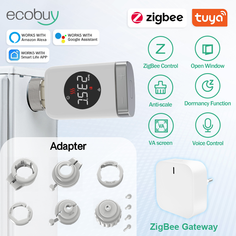 Valve thermostatique Zigbee 3. - Zigbee Radiator Thermostat Valve avis et prix