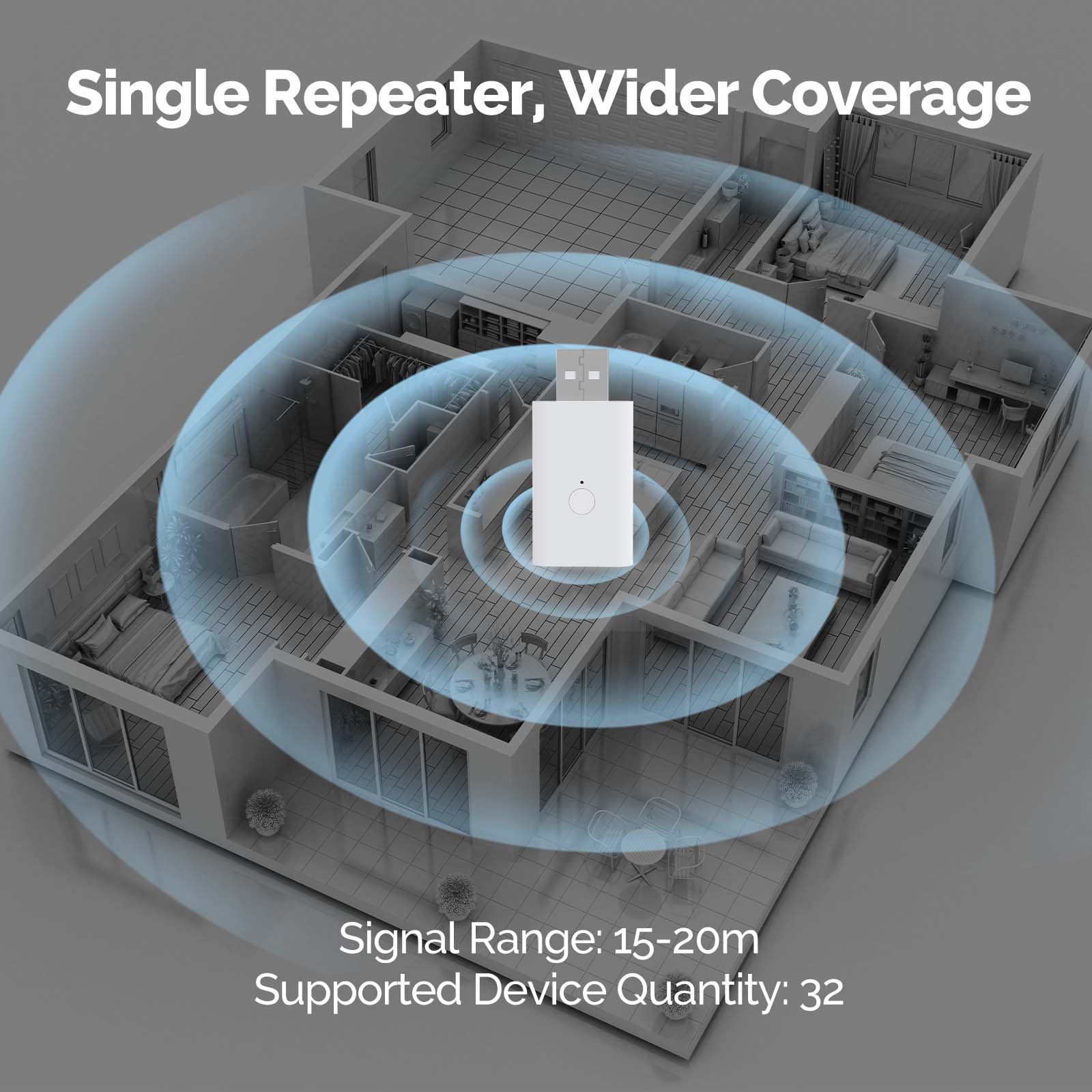 MOES Tuya ZigBee3.0 amplificat - Zigbee Repeater Signal Extender avis et prix