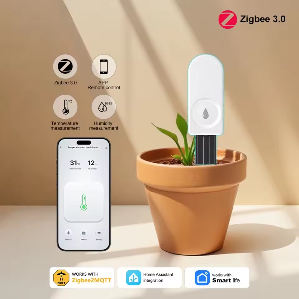 Capteur d'humidité du sol inte - Zigbee Temperature Humidity Sensor avis et prix