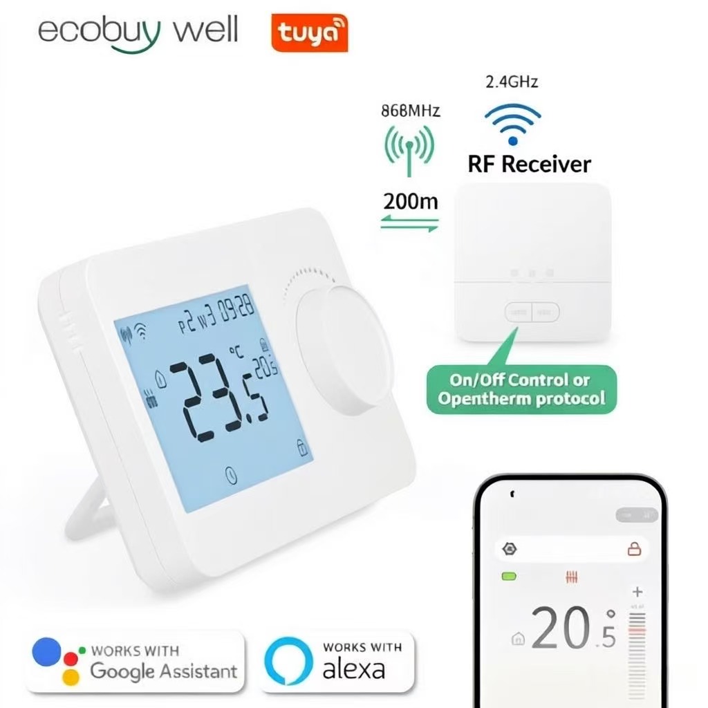 Thermostat intelligent Tuya Wi - Smart Thermostat Boiler Opentherm avis et prix